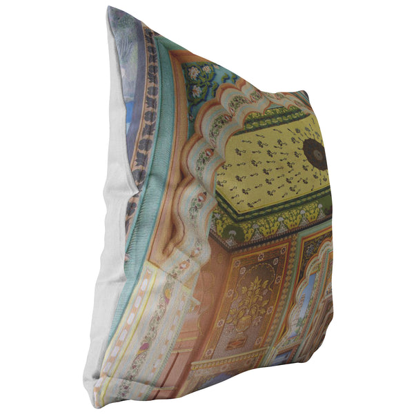 Decorative Throw Pillow _ Patrika Gate Left - Azra's Voyage