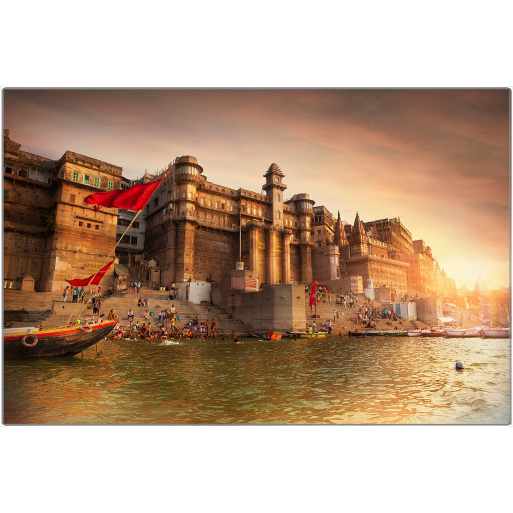 Metal Prints _ Ganges River, Varanasi - Azra's Voyage