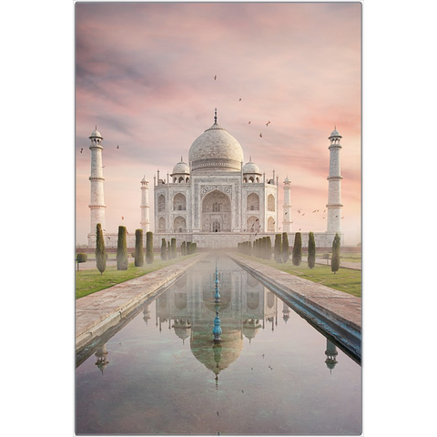 Metal Prints _ Taj Mahal Vertical - Azra's Voyage