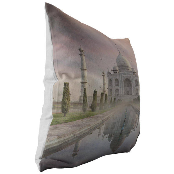 Decorative Throw Pillow_ Taj Mahal - Azra's Voyage