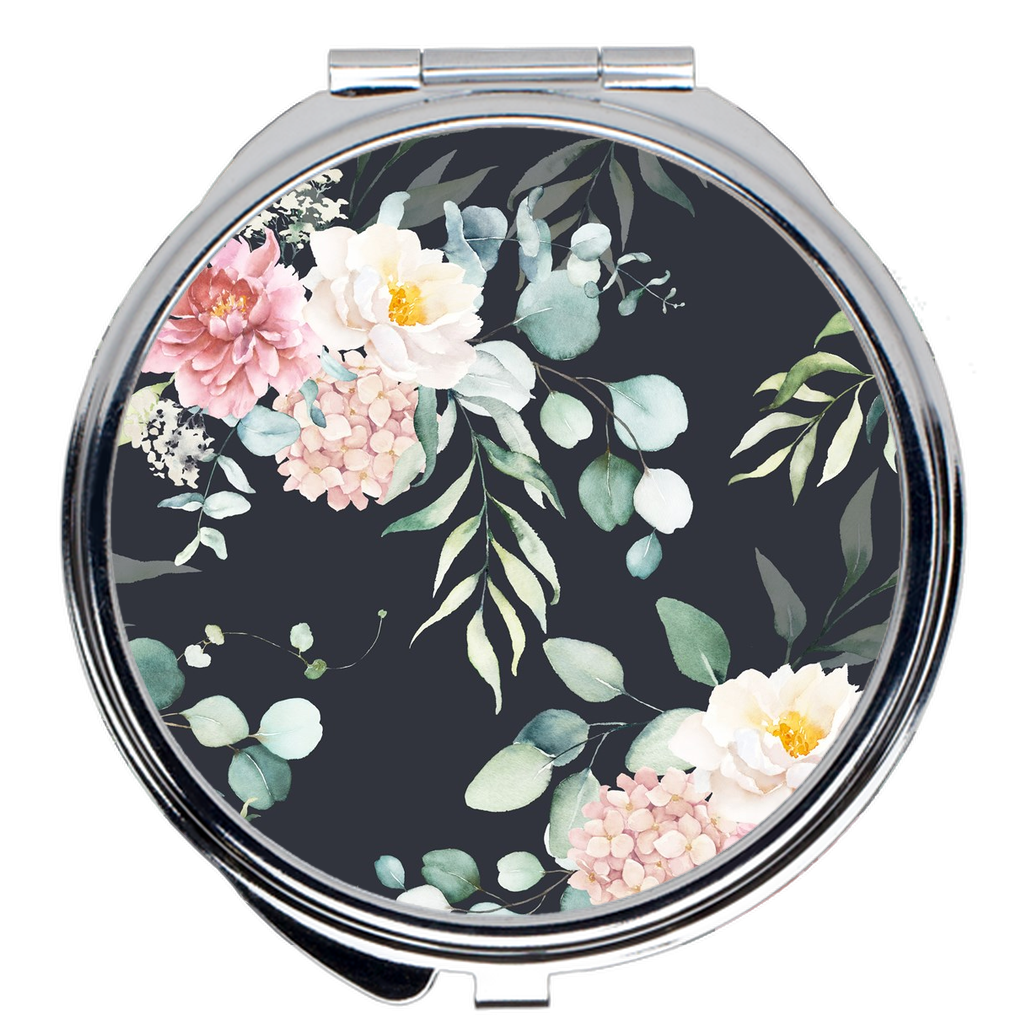 Compact Mirrors_Flowers with dark background - Azra's Voyage
