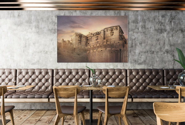 Canvas Art Print _ Jaisalmer Fort ( PRINTED IN AND SHIPPED TO INDIA ) - Azra's Voyage