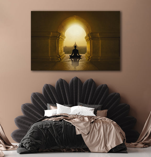 Canvas Art Print _ Buddha Wall Art ( PRINTED IN AND SHIPPED TO INDIA ) - Azra's Voyage