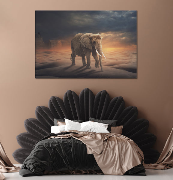 Metal Prints _ Elephant wall art - Azra's Voyage