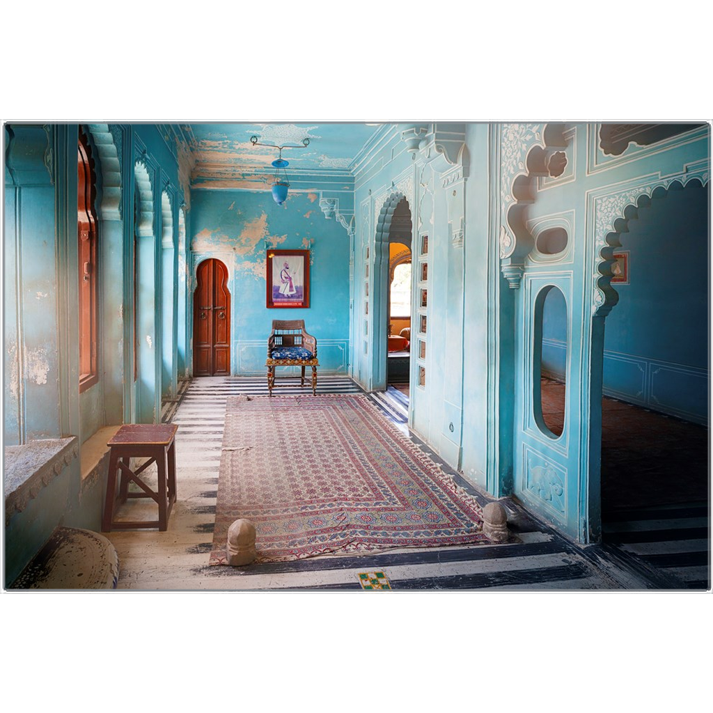 Metal Print _ City Palace, Blue Room - Azra's Voyage