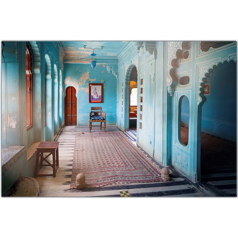 Metal Print _ City Palace, Blue Room - Azra's Voyage
