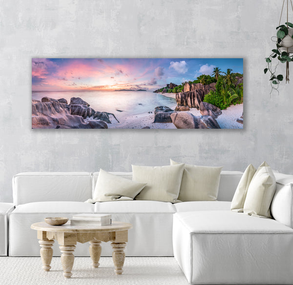 Beach Wall Art _ Tropical beach panorama - Azra's Voyage