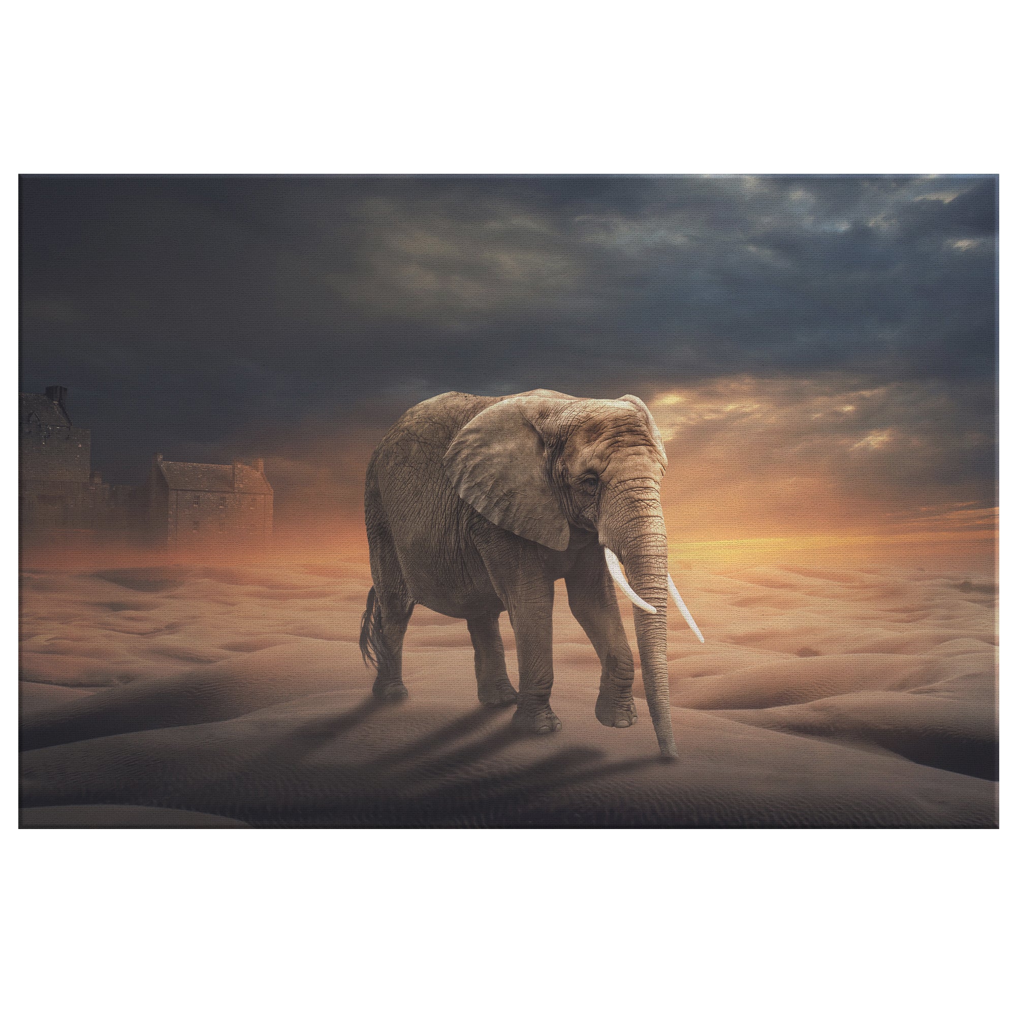 Canvas Art Print _ Elephant Wall Art - Azra's Voyage