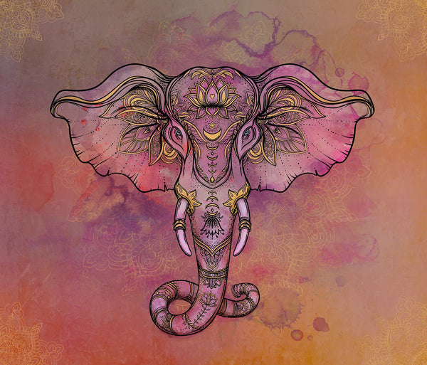 Tapestry_ Elephant Light Pink2 - Azra's Voyage