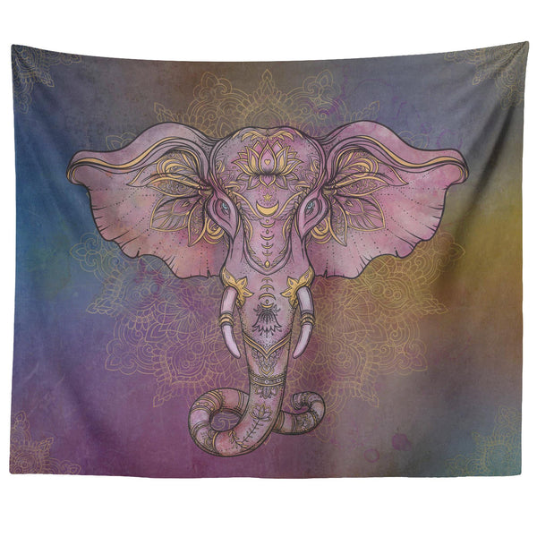 Tapestry _ Elephant Tie Dye - Azra's Voyage