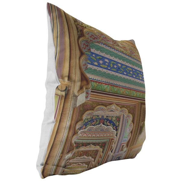 Decorative Throw Pillow_ Patrika Gate Right - Azra's Voyage