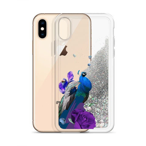 Liquid Glitter Phone Case_Peacock - Azra's Voyage