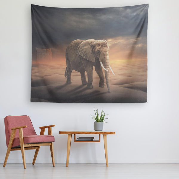 Tapestry _ Elephant wall art - Azra's Voyage