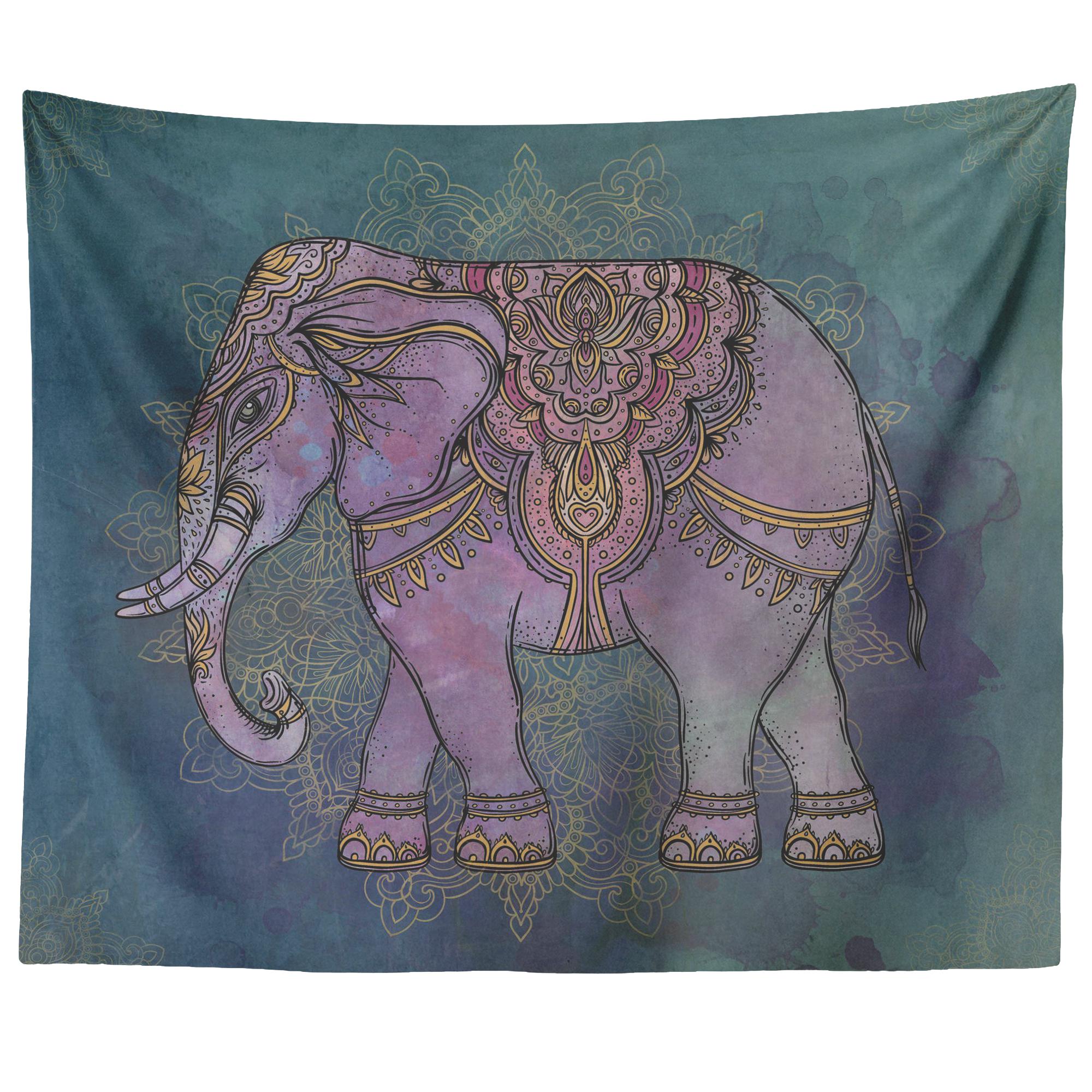 Tapestry_  Elephant Green - Azra's Voyage