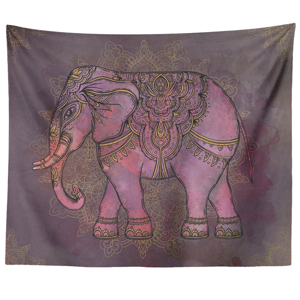 Tapestry_  Elephant Pink - Azra's Voyage