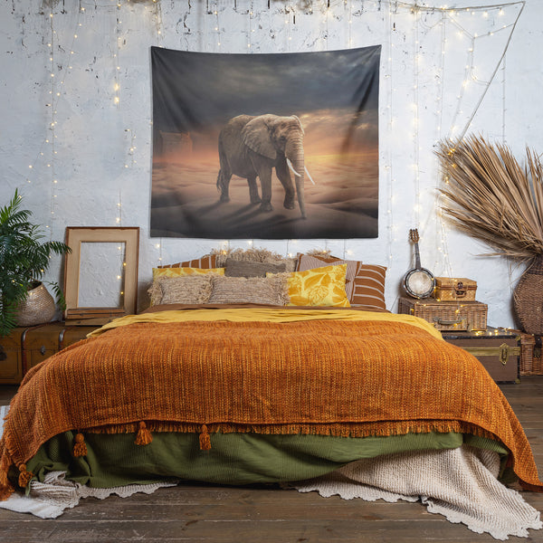 Tapestry _ Elephant wall art - Azra's Voyage