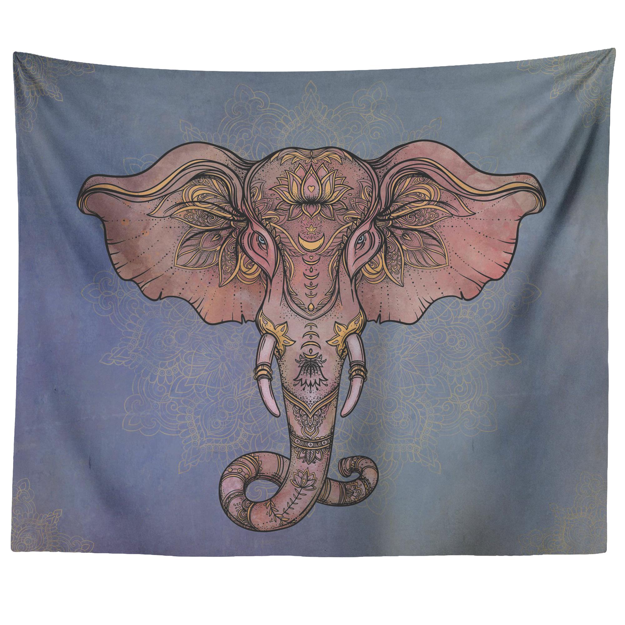 Tapestry _  Blue Elephant - Azra's Voyage